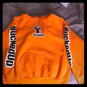 Orange ‘Bucked Up’ Sweatshirt